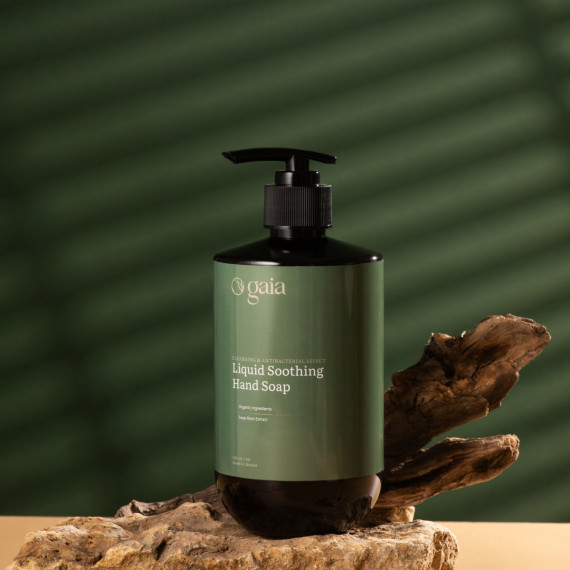 Рідке заспокійливе мило для рук з екстрактом мильного кореня  “Liquid Soothing Hand Soap”